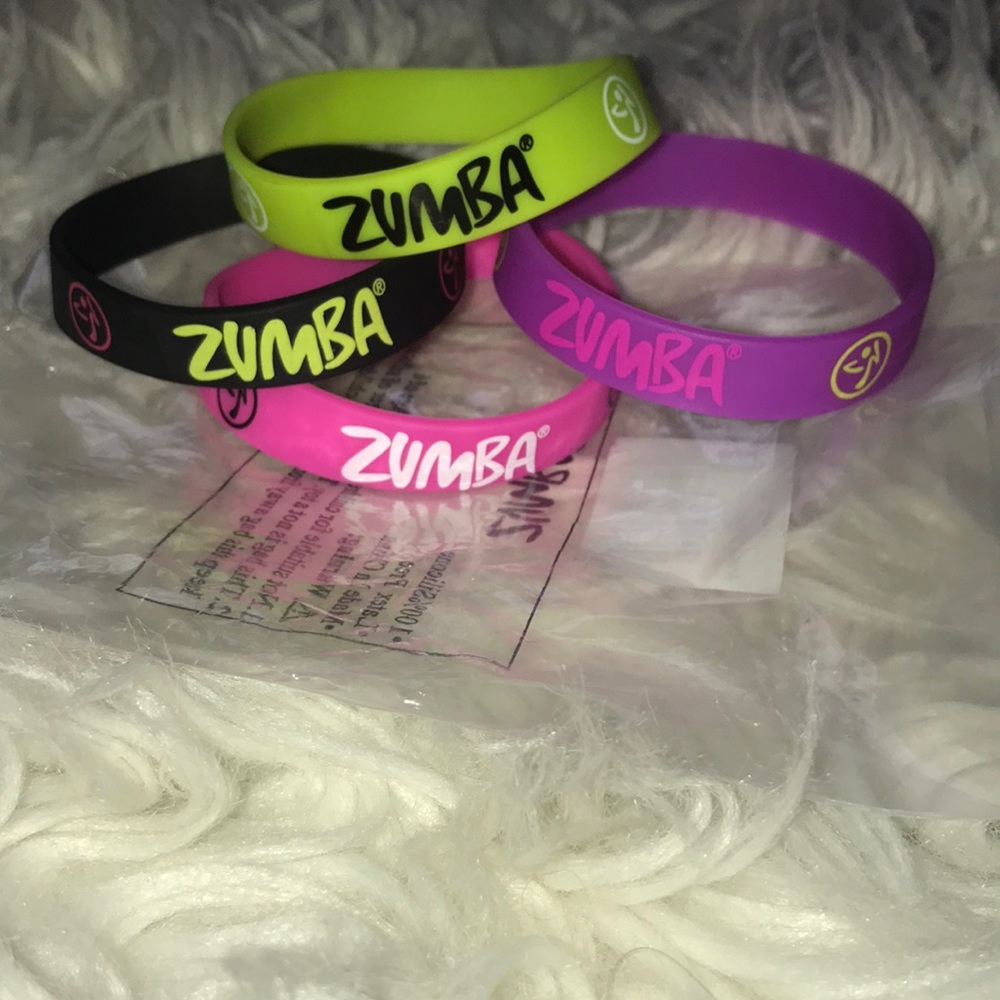 4 zumba bracelets
